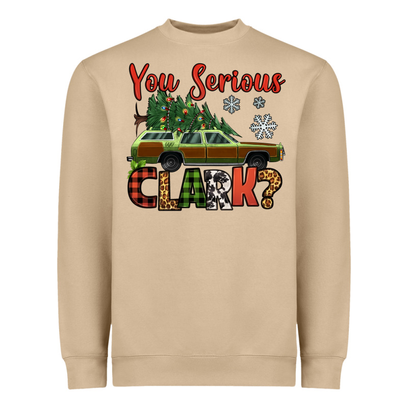 You Serious Clark Christmas Vacation Car Heavyweight Sweatshirt by Jasminsmagicworld | Teevron