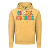 Vintage Mustard choose kindness Vintage Hoodie - NancyCooperArtShop