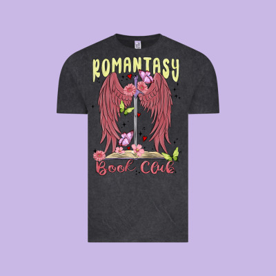 Romantasy Book Club Vintage Tee Designed By Maliassmallbusiness
