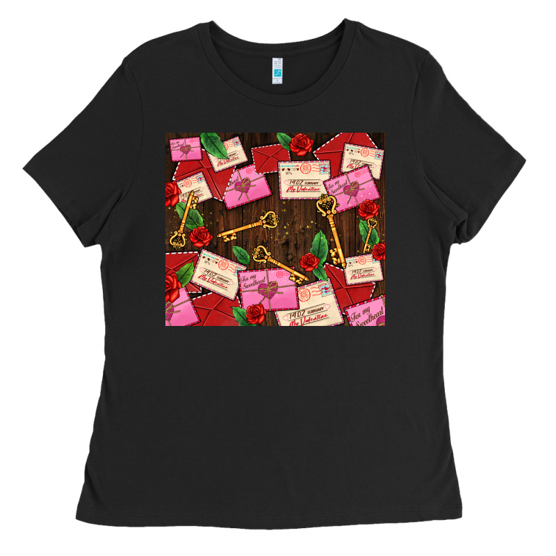 Love Letters Tumbler Ladies Tee by AdoDesignShop | Teevron