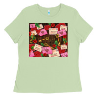 Matcha love letters tumbler Ladies Tee - AdoDesignShop