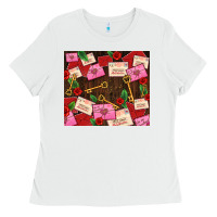 White love letters tumbler Ladies Tee - AdoDesignShop