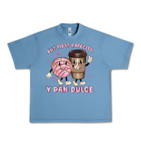 Pebble Blue but first cafecito y pan dulce Urban Heavy Tee - MaliasSmallBusiness