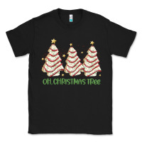 Black oh christmas tree cake Classic Tee - MaliasSmallBusiness