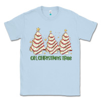 Dusty Blue oh christmas tree cake Classic Tee - MaliasSmallBusiness