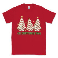 Red oh christmas tree cake Classic Tee - MaliasSmallBusiness