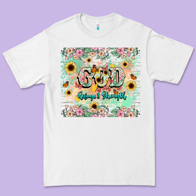God Is My Refugee And Strength Premium Tee Designed By Nancycooperartshop