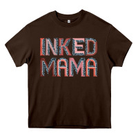 Chocolate Brown inked mama Heavy Core Tee - JahusDesignShop