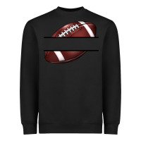 Black football name frame Heavyweight Sweatshirt - BarkalooDesign