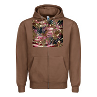 Chestnut American flag leopard pinktumbler Zipper Hoodie - HowdyJamesFarm