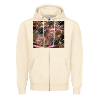 Sandshell American flag leopard pinktumbler Zipper Hoodie - HowdyJamesFarm
