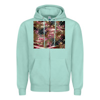Seafoam American flag leopard pinktumbler Zipper Hoodie - HowdyJamesFarm