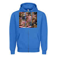 True Royal American flag leopard pinktumbler Zipper Hoodie - HowdyJamesFarm