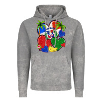 Cloud Rock dominican repuclic hearts Vintage Hoodie - NancyCooperArtShop
