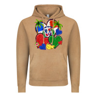 Vintage Camel dominican repuclic hearts Vintage Hoodie - NancyCooperArtShop
