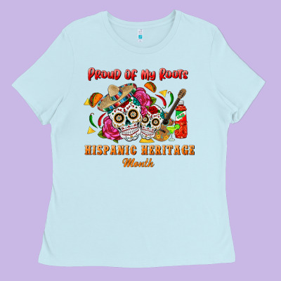 Proud Of My Roots Ladies Tee Designed By Bundleandbundleshop