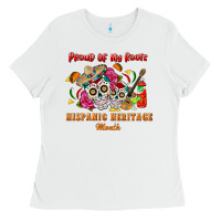 White proud of my roots Ladies Tee - BundleAndBundleShop
