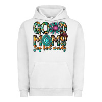 Pigment Lunar Rock Good Moms Say Bad Words Urban Hoodie - CowhideDigitalArt