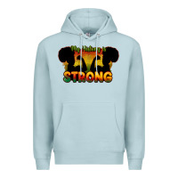 Blue Mist My history is strong Premium Hoodie - HowdyJamesFarm