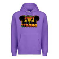 Purple My history is strong Premium Hoodie - HowdyJamesFarm
