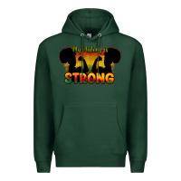Sports Green My history is strong Premium Hoodie - HowdyJamesFarm