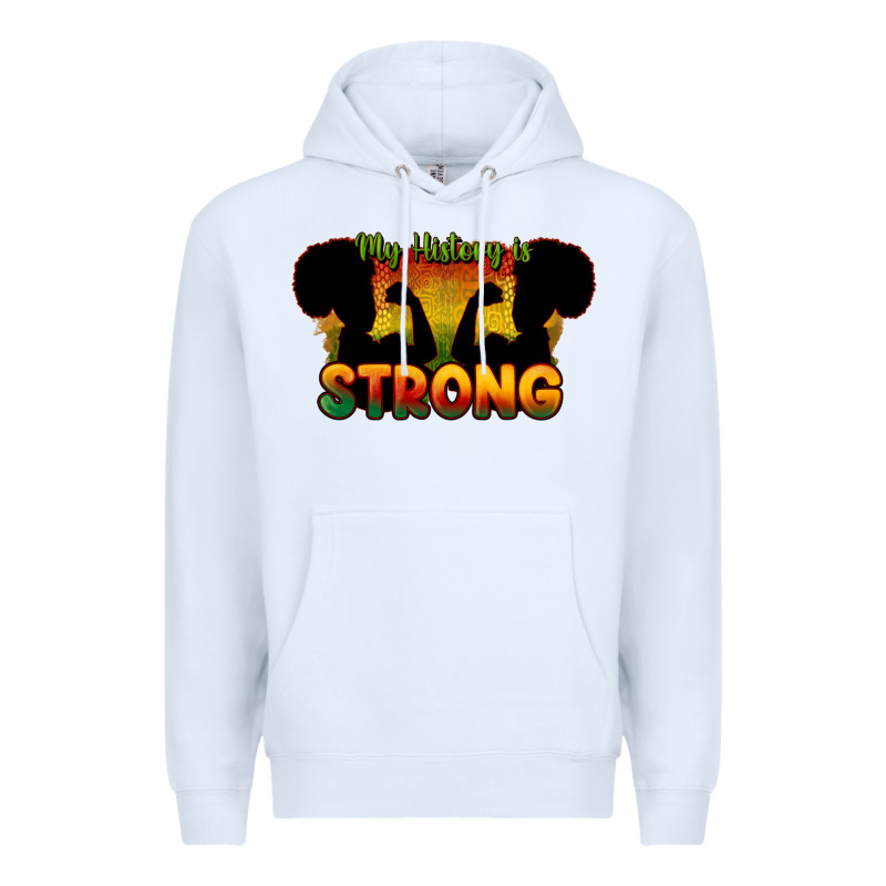 My History Is Strong Premium Hoodie by HowdyJamesFarm | Teevron
