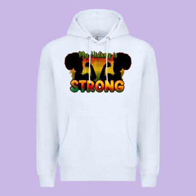 My History Is Strong Premium Hoodie Designed By Howdyjamesfarm