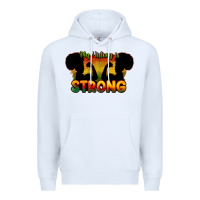White My history is strong Premium Hoodie - HowdyJamesFarm