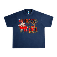 Navy nurses sleigh all day Urban Heavy Tee - MaliasSmallBusiness