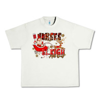 Pistachio nurses sleigh all day Urban Heavy Tee - MaliasSmallBusiness