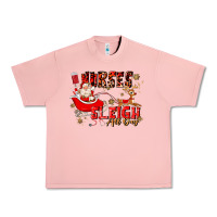 Salmon nurses sleigh all day Urban Heavy Tee - MaliasSmallBusiness