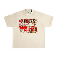 Sandshell nurses sleigh all day Urban Heavy Tee - MaliasSmallBusiness