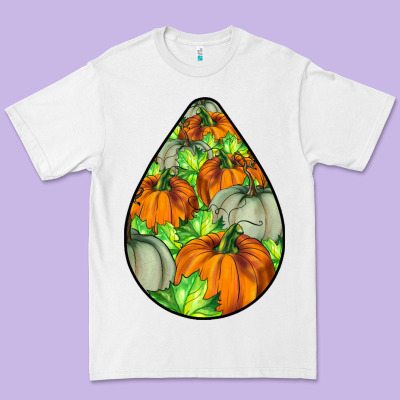 Fall Teardrop Premium Tee Designed By Lillyallendesigns