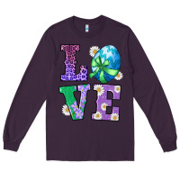 Plum easter love egg Long Sleeve Tee - RanaPortraitStore