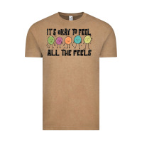ıt's Okay To Feel All The Feels Vintage Tee | Teevron