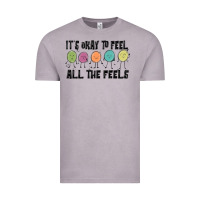 Vintage Zinc ıt's okay to feel all the feels Vintage Tee - MaliasSmallBusiness