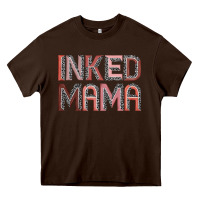 Chocolate Brown inked mama Heavy Core Tee - JahusDesignShop