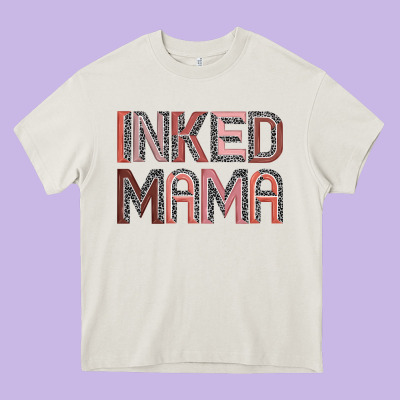 Inked Mama Heavy Core Tee Designed By Jahusdesignshop