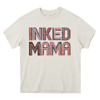 Cream inked mama Heavy Core Tee - JahusDesignShop