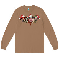 Toasted Coconut christmas holstein cows Long Sleeve Tee - LillyAllenDesigns