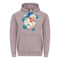Vintage Zinc winter christmas santa claus Vintage Hoodie - MaliasSmallBusiness