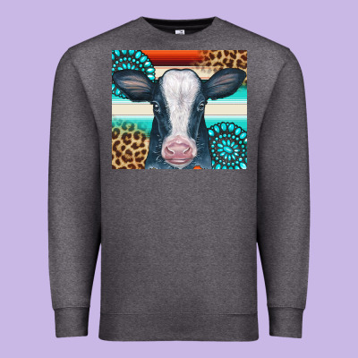Cow Tumbler Premium Sweatshirt Designed By Cowcowdesign