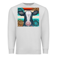 Dove Grey Cow Tumbler Premium Sweatshirt - CowCowDesign