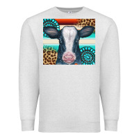 Oatmeal Heather Cow Tumbler Premium Sweatshirt - CowCowDesign