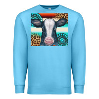 Ocean Blue Cow Tumbler Premium Sweatshirt - CowCowDesign