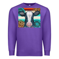 Purple Cow Tumbler Premium Sweatshirt - CowCowDesign