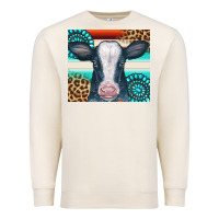 Sandshell Cow Tumbler Premium Sweatshirt - CowCowDesign