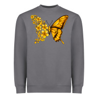 Storm childhood cancer butterfly Heavyweight Sweatshirt - Jasminsmagicworld