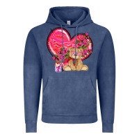 Valentines Heart With Bear Vintage Hoodie | Teevron