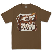 Cacao hand drawn cowhide cow fur Premium Tee - BarkalooDesign